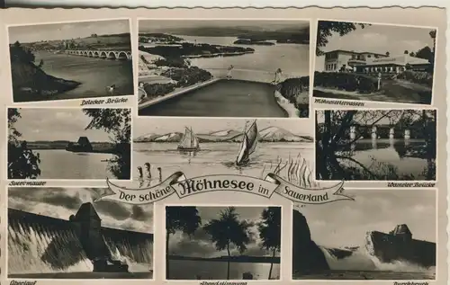 Möhnesee v. 1955 9 Ansichten (AK2714)