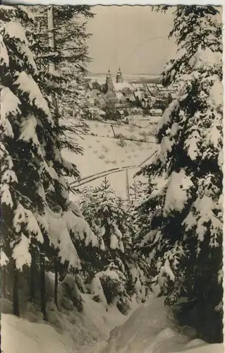 Freudenstadt v. 1962 Teil-Stadt-Ansicht im Winter (AK2727)