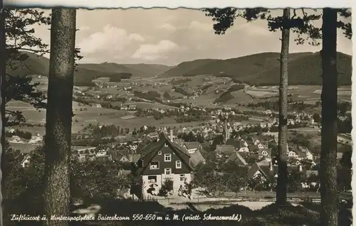 Baiersbronn v. 1954 Stadt-Ansicht (AK2755)