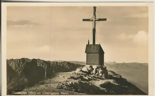 Chiemgauer Alpen v. 1960 Das Kreuz (AK2756)