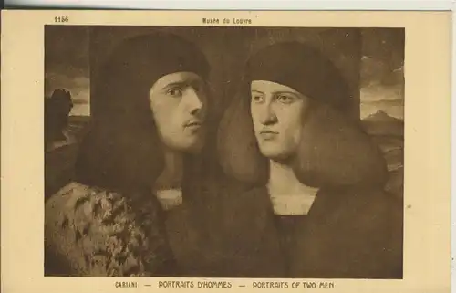 Paris v. 1928 Musee du Louvre - Portraits D`Hommes (AK2763)