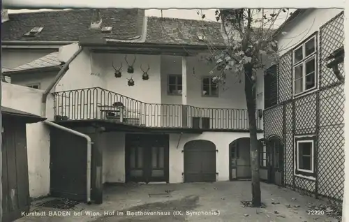 Baden bei Wien v. 1964 Hof im Beethovenhaus (AK2771)