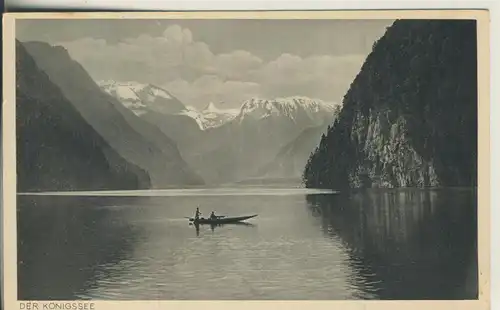 Königssee v. 1960 Der See (AK2785)