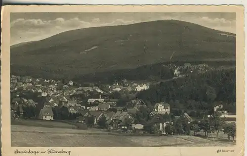 Braunlage v. 1941 Stadt mit Wurmberg (AK2796) 