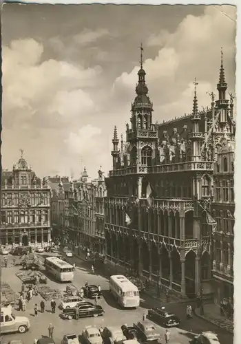 Bruxelles v. 1962 Großer Markt mit Rathaus (AK2809)