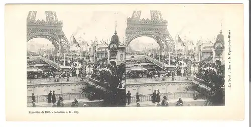 Le Pont d\'Iéna et le Champ-de-Mars - von 1900 (S013) 