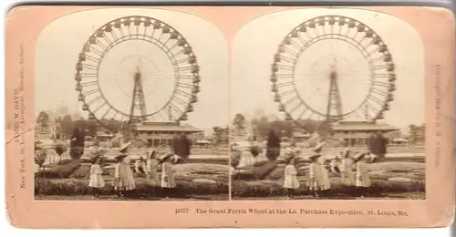 The Great Ferris Wheel at the La Purchase Exposition, St. Louis, Mo - von 1904 (S021)
