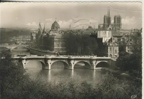 Paris v. 1959 Teil-Stadt-Ansicht (AK2884)