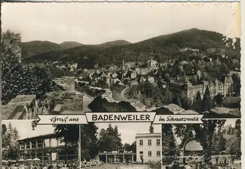 Badenweiler v. 1960 4 Stadtansichten (AK2899)