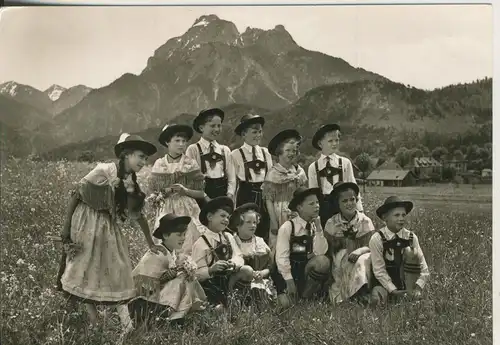 Füssen v. 1959 Gebirgstrachtenerhaltungs-Verein \\\"Almrausch\\\" (AK2902)