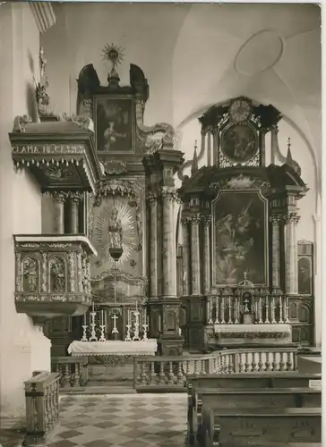 Bad Tölz v. 1966 Hochaltar mit Marienaltar (AK2909)