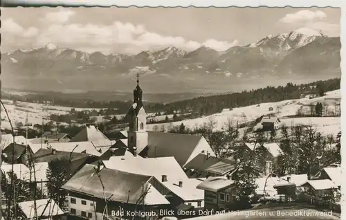 Bad Kohlgrub v. 1963 Teil-Dorf-Ansicht im Winter (AK2924)