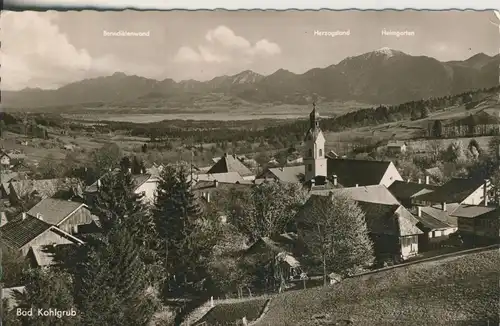 Bad Kohlgrub v. 1961 Teil-Dorf-Ansicht (AK2925)