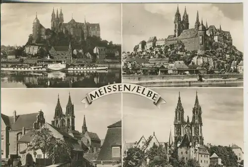 Meissen v. 1967 4 Stadt-Ansichten (AK2930)