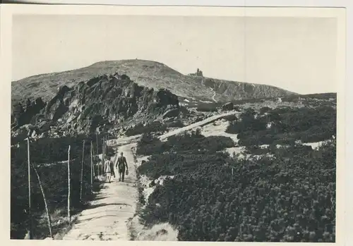 Riesengebirge v. 1959 Kammweg zur Schneegrubenbaude (AK2935)
