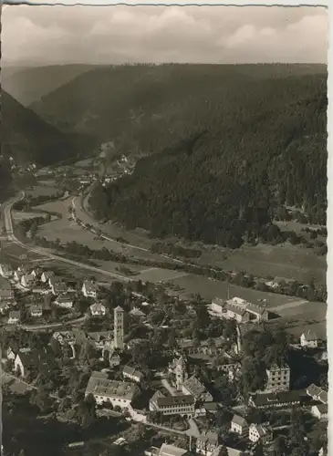 Hirsau v. 1963 Teil-Stadt-Ansicht und das Kloster (AK2958)