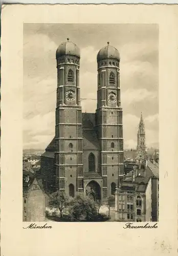 München v. 1953 Die Frauenkirche (AK2997)