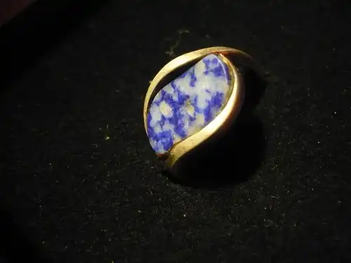 Silber-Ring mit Lapislazuli - Serie Y (688) Preis reduziert