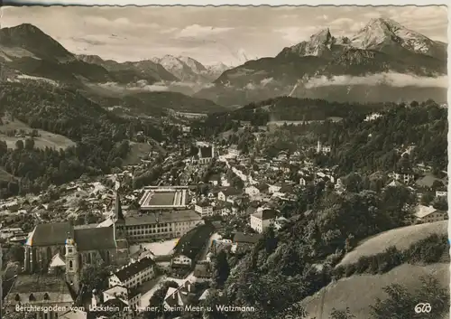 Berchtesgaden v. 1956 Teil-Stadt-Ansicht (AK3011) 