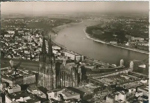 Köln v. 1957 Luftaufnahme (AK3019)