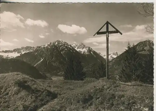 Hindelang v. 1963 Allgäuer Alpen -- Das Kreuz (AK3020)