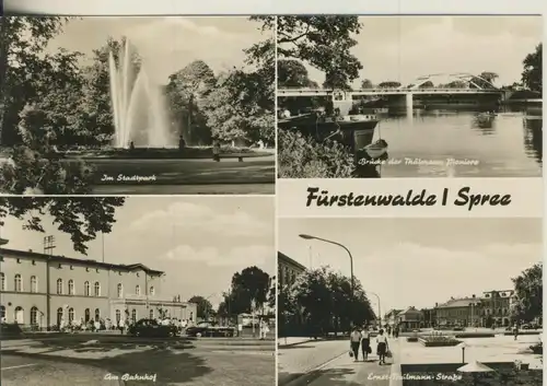 Fürstenwalde v. 1973 4 Ansichten (AK3030)