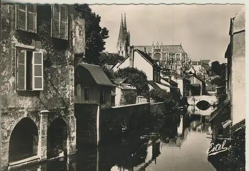 Chartres v. 1965 La Cathedrale und Stadt (AK3033)
