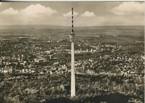 Stuttgart-Degerloch v. 1957 Stadtansicht mit Fernsehturm (AK3092)