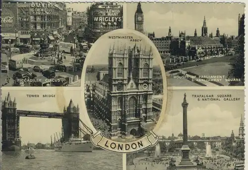 London v. 1960 5 Ansichten (AK3101)