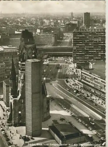 Berlin v. 1966 Blick vom Europa Center (AK3180)