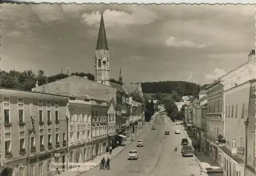 Mauerkirchen v. 1964 Markt im Innenviertel (AK3192)