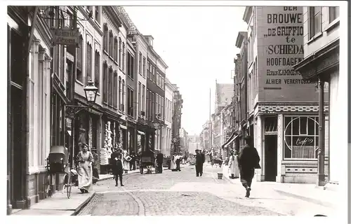 Dordrecht - Voorstraat bij torenstraat en Boomstraat - omstreeks 1910 (AK3200)