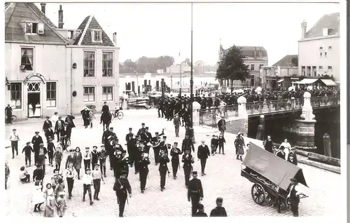 Dordrecht - Engelenburgerbrug - Veerplein , omstreeks - 1915 (AK3209)