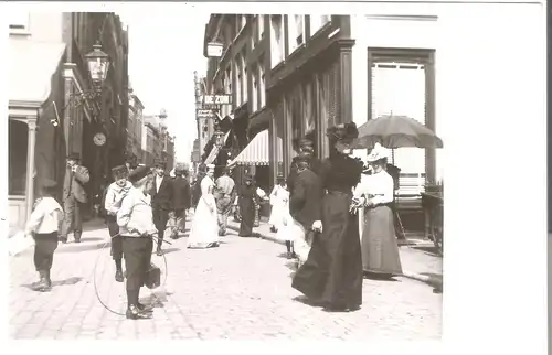 Dordrecht - Voorstraat, hoek Visbrug - 1902 (AK3279) 