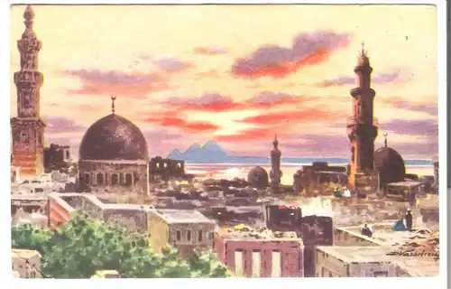 CAIRO at Sunset v. 1962 (AK3323)