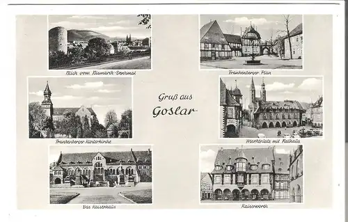 Goslar - 6 Stadtansichten v. 1953 (AK3332)