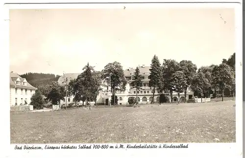 Bad Dürrheim - Europas höchstes Solebad 700-800m ü.M. - Kinderheilstätte und Kindersolebad v. 1960 (AK3339)