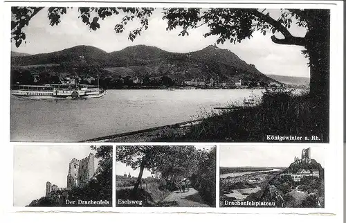 Königswinter a. Rh. - 4 Ansichten v. 1958 (AK3340)