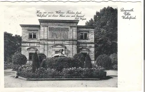 Bayreuth - Villa Wahnfried v. 1939 (AK3342)