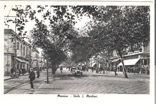 Messina - Viale S. Martino v. 1939 (AK3358)