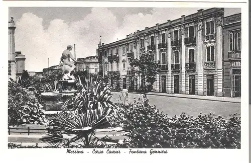 Messina - Corso Cavour - Fontana Gennaro v. 1939 (AK3366)