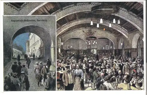 Salzburg - Augustiner Bräustübl v. 1910 (AK3379) 