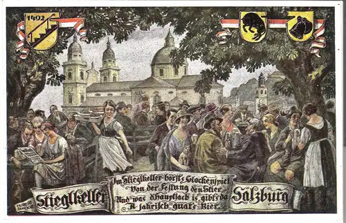 Salzburg - Stieglkeller v. 1910 (AK3380) 