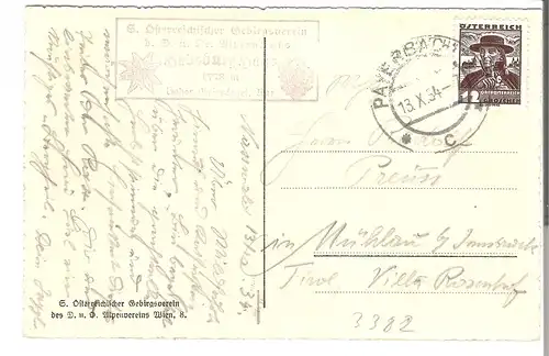 Habsburghaus v. 1934 (AK3382) 