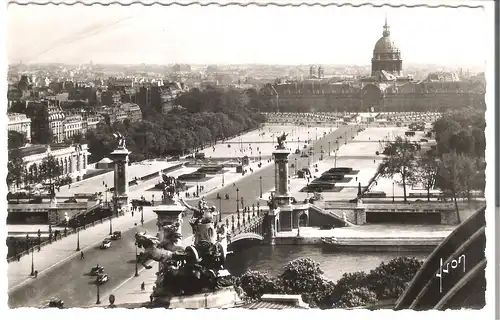 Paris - Pont Alexandre III. et Esplanade des Invalides v. 1959 (AK3390) 