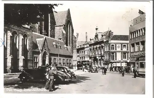 Den Haag - Riviervischmarkt von 1952 (AK3395)