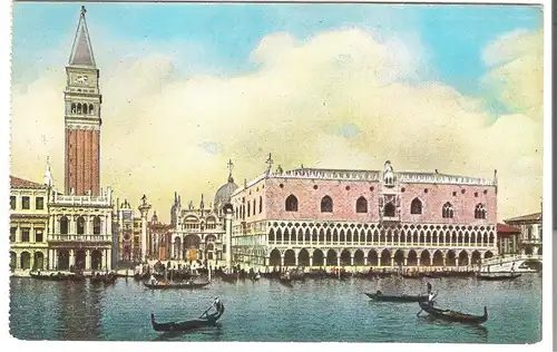 Venezia IL Campanile di S. Marco il Palazzo Ducale von 1912 (AK3398)