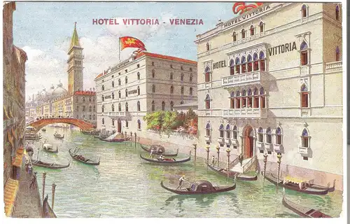 Venezia - Hotel Vittoria v. 1928 (AK3470) 