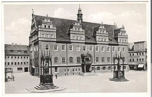 Wittenberg - Lutherstadt - Rathaus v. 1932 (AK3477) 