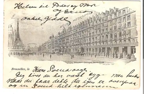 Brüssel - Hotel Metropol v. 1910 (AK3482) 